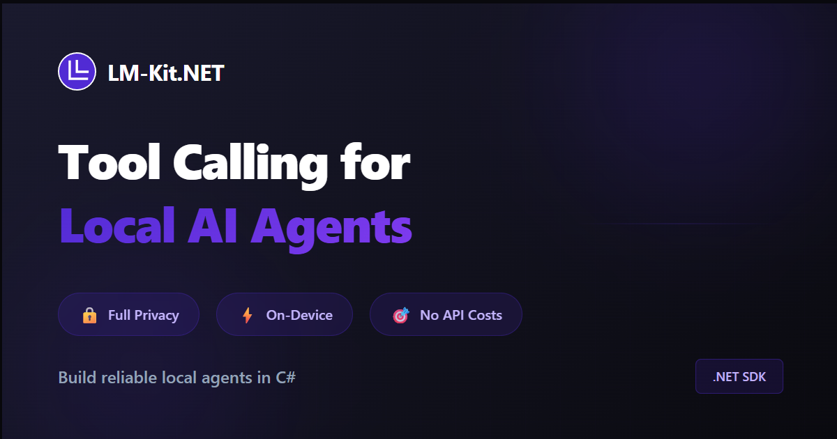 Tool Calling for Local Agents