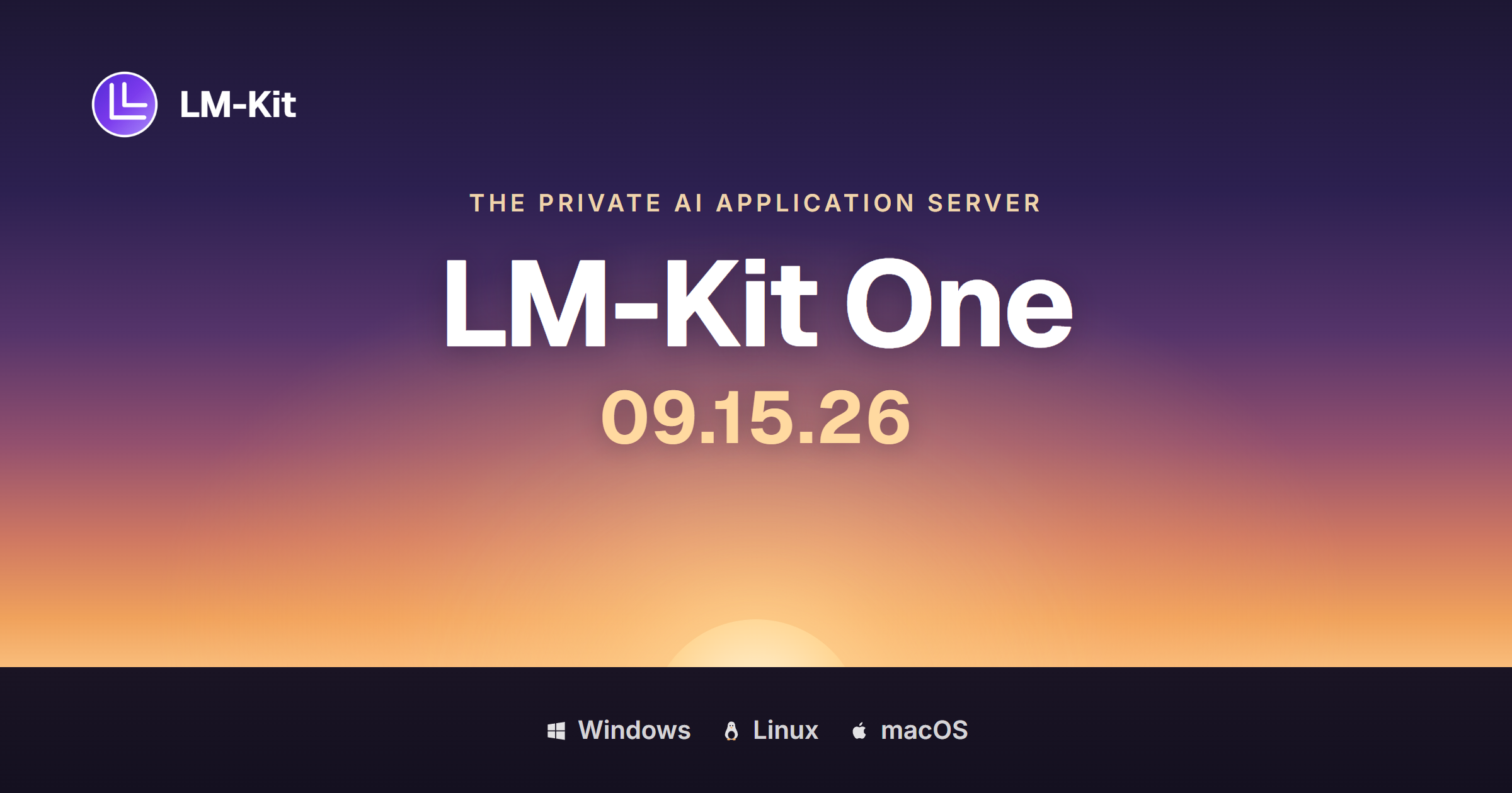 LM-Kit One Arrives September 15